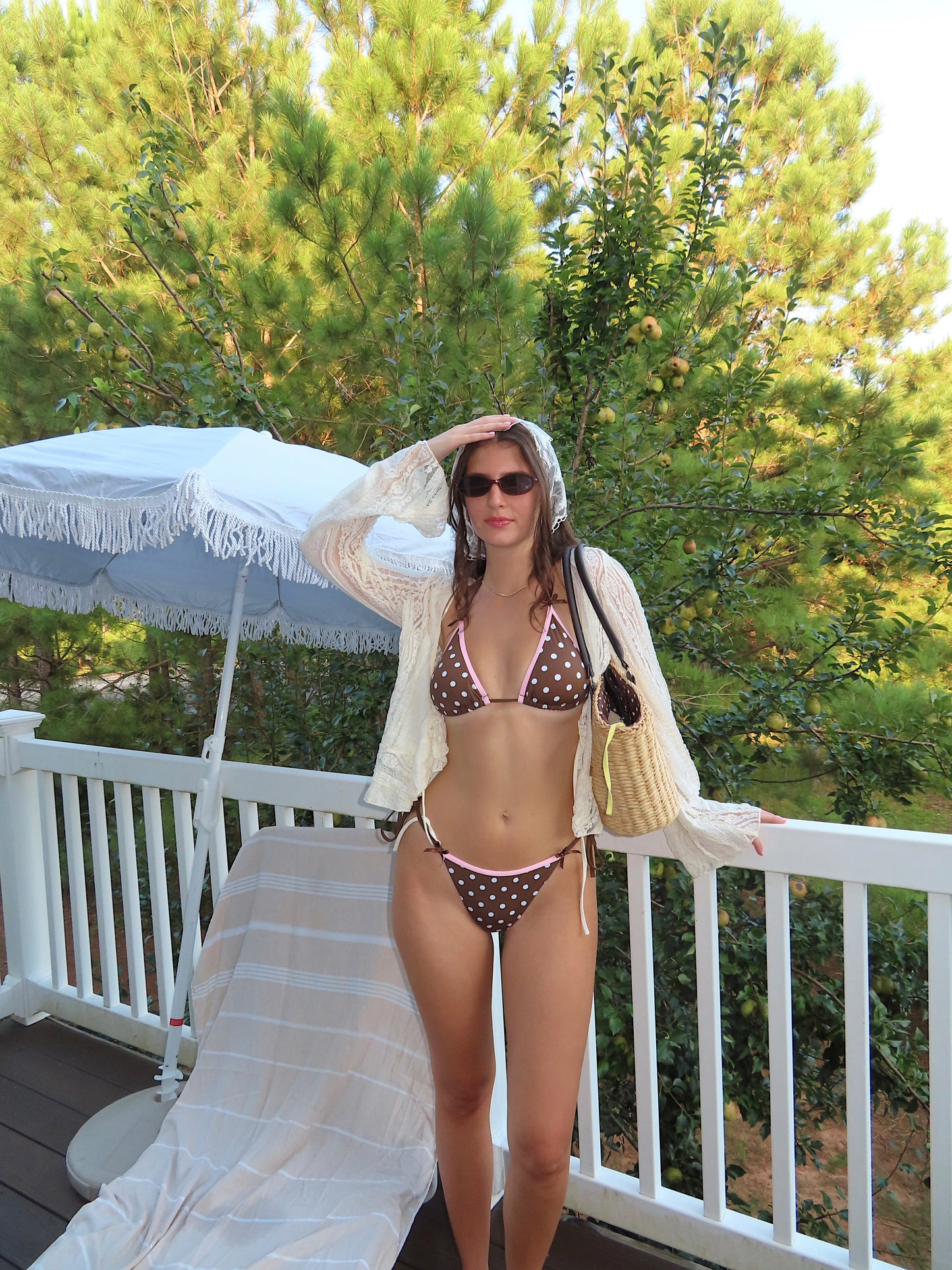 Jane Bikini Bottoms - Brown