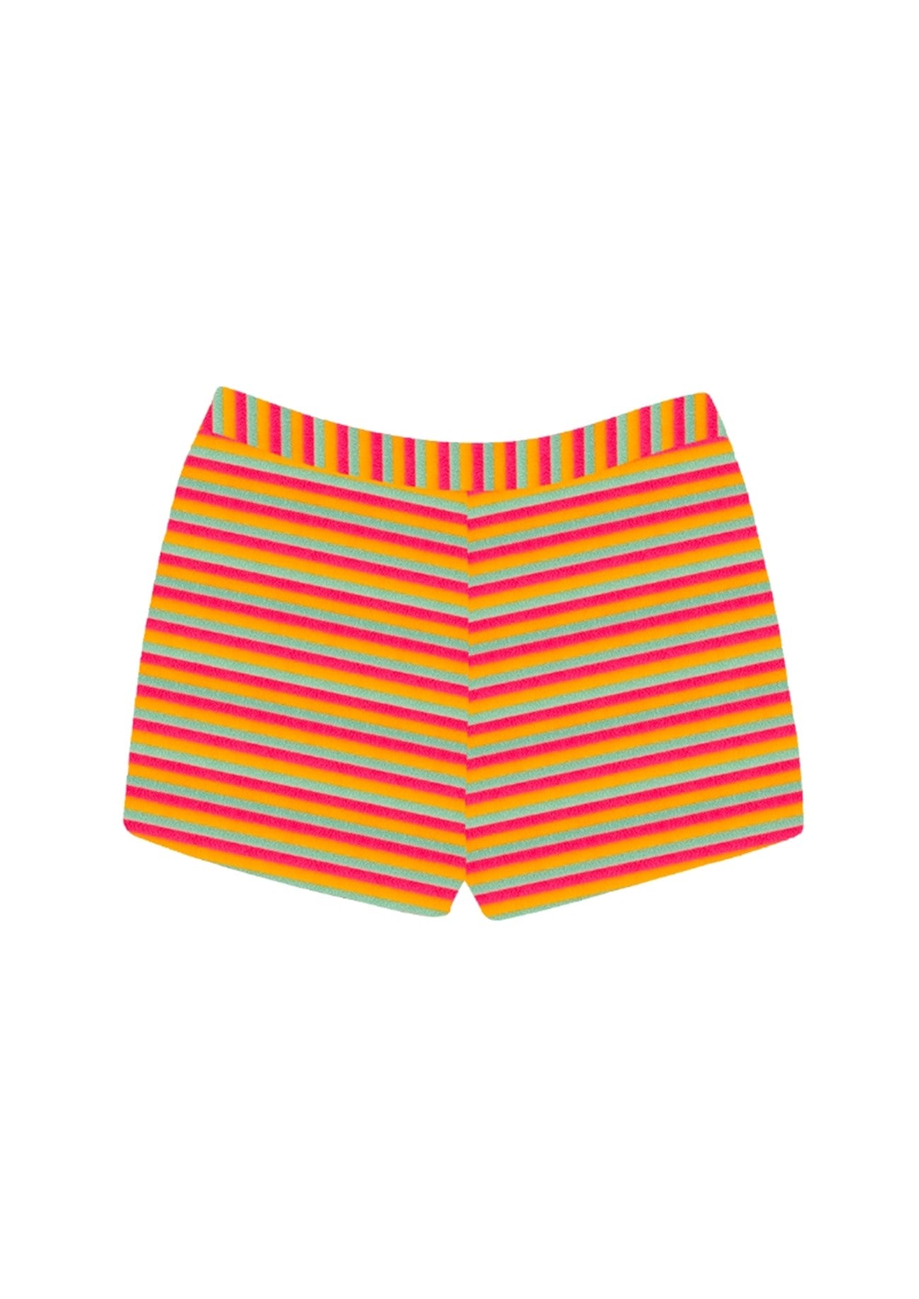 Dolce Cabana Terry Striped Swim Shorts