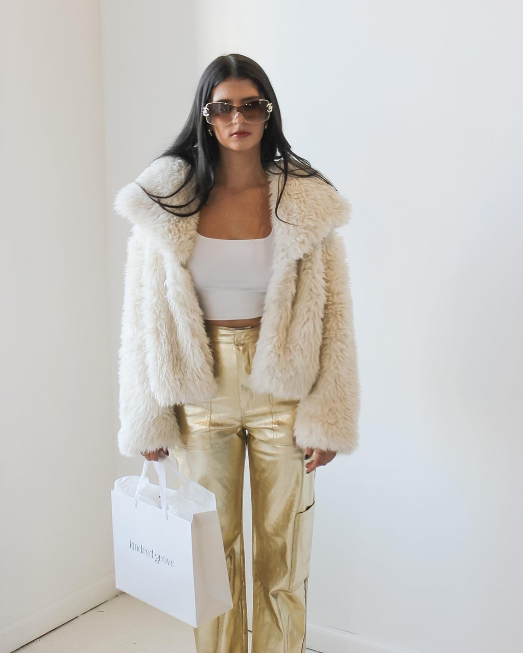 Aspen Faux Fur Collared Jacket - RESTOCKED
