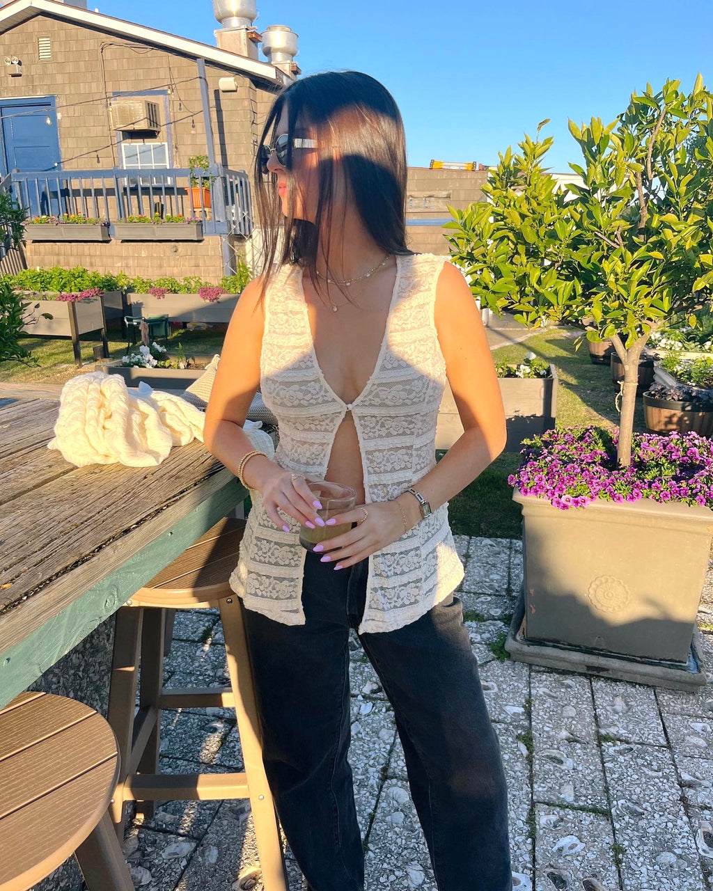 'Valencia' Lace Top