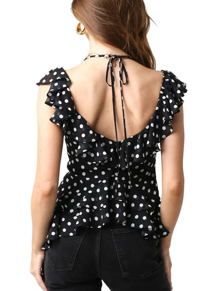 Giselle Polka Dot Top
