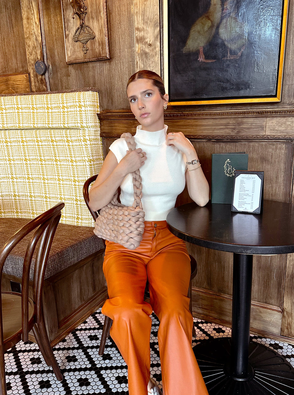 'Posh' Mock Neck Sweater Top