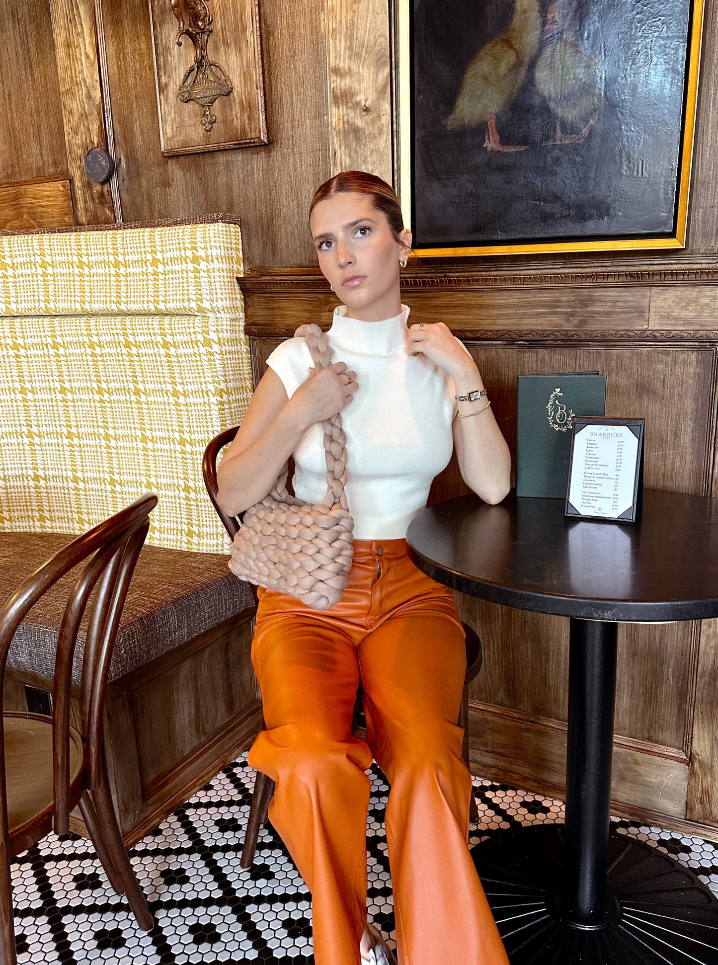 'Posh' Mock Neck Sweater Top
