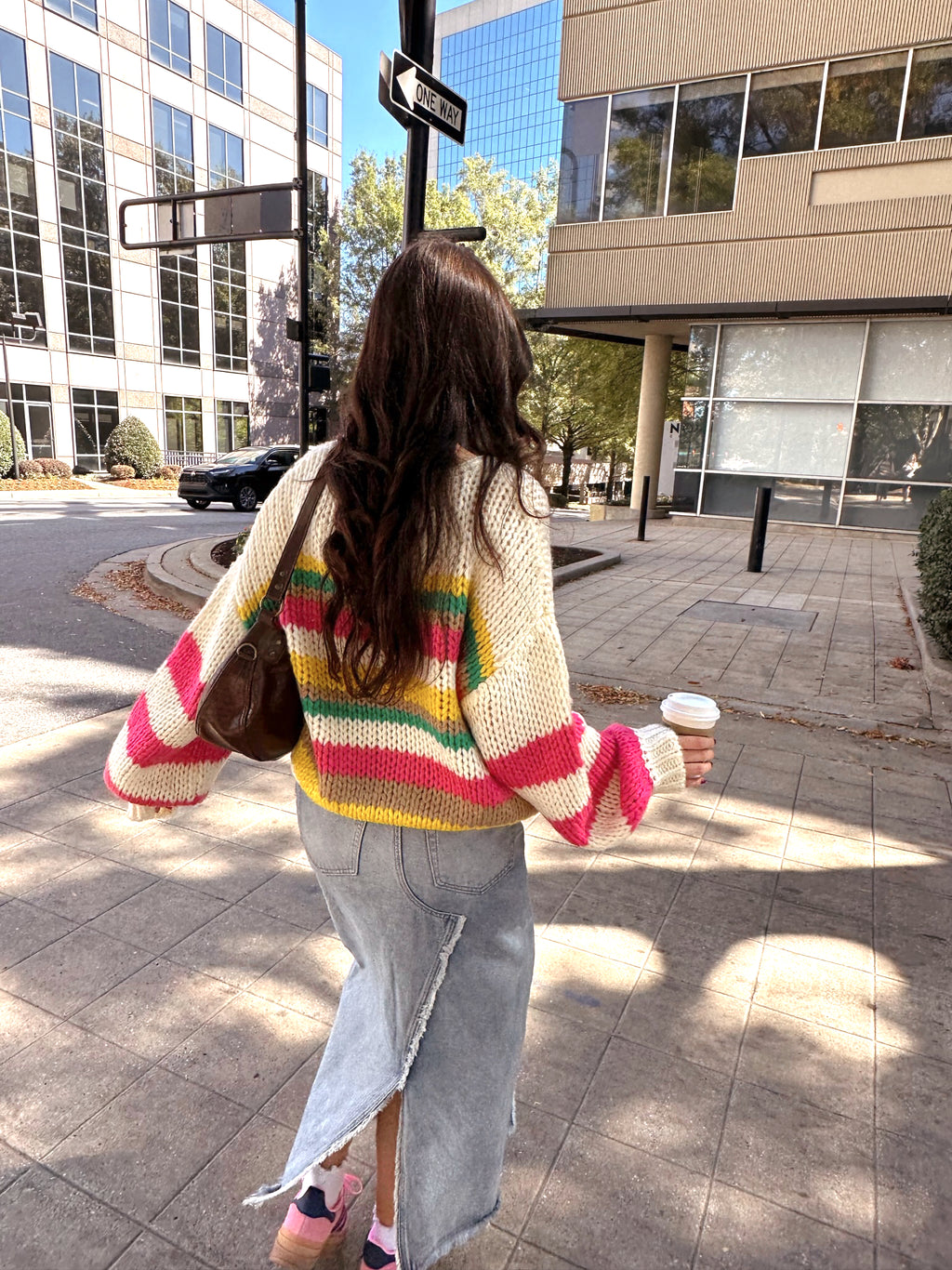 'Monte Carlo' Striped Chunky Knit Sweater
