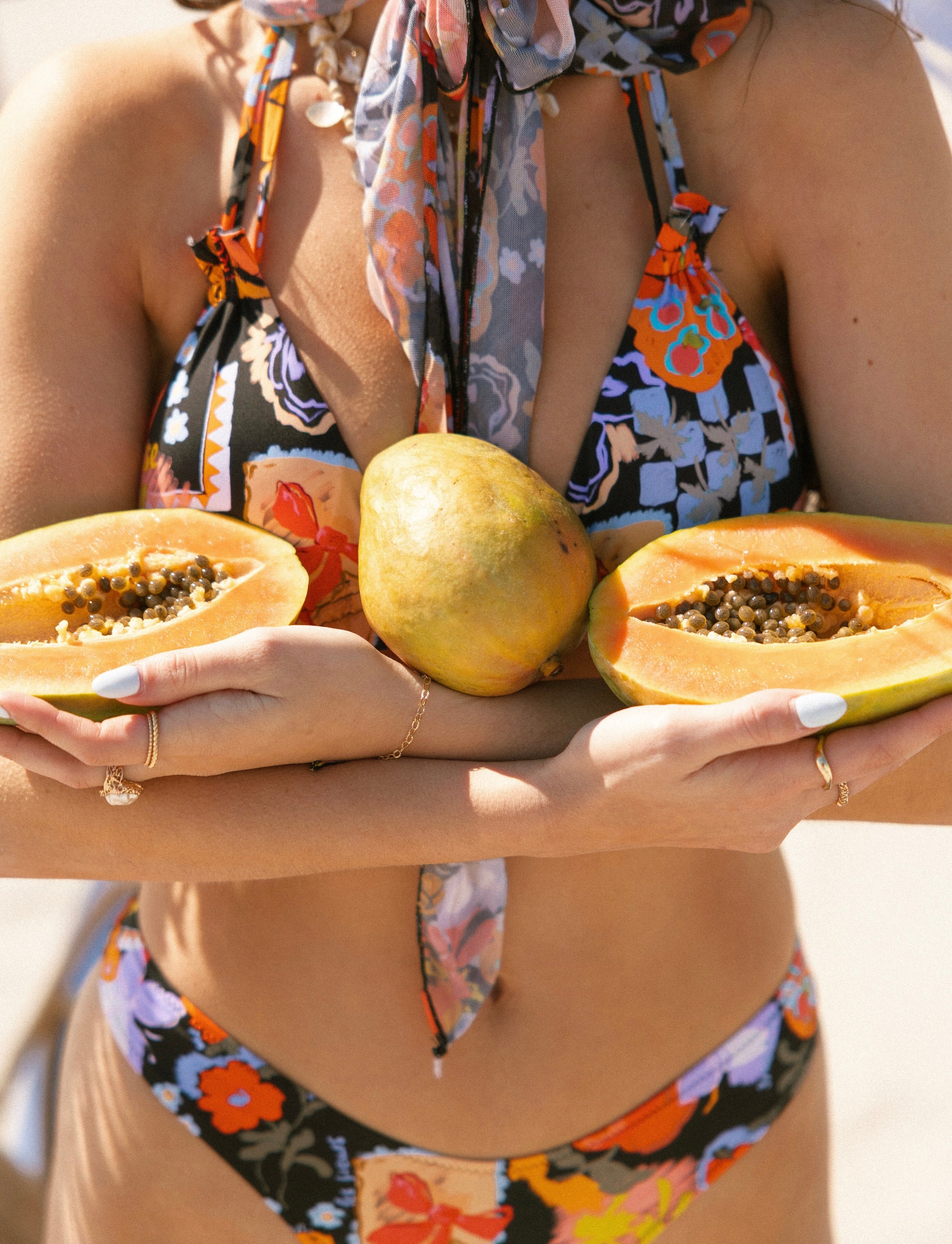 'Les Fleurs' Bikini top