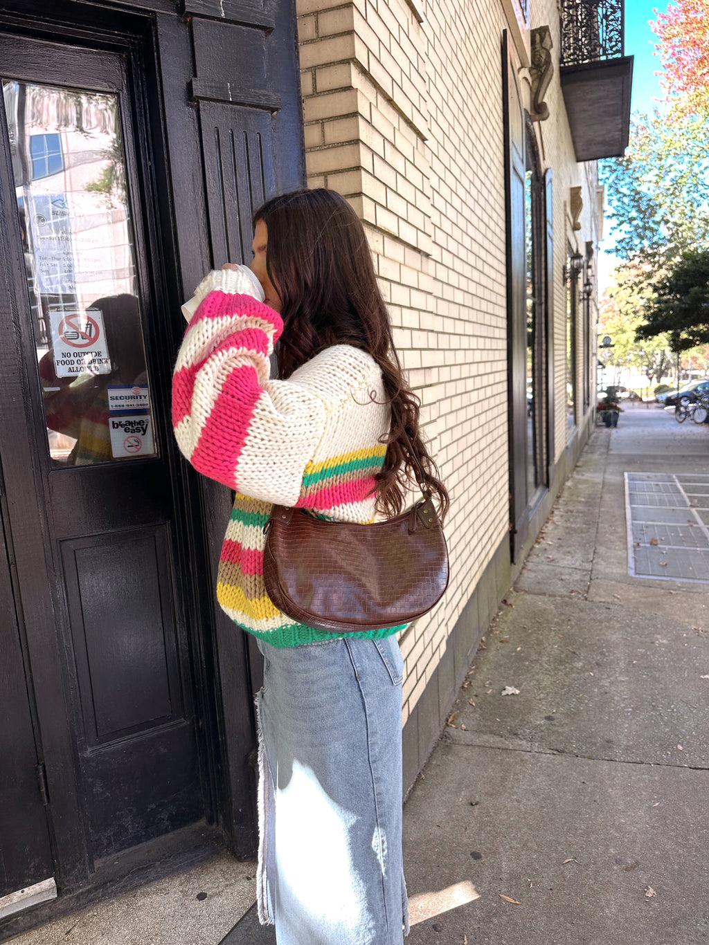 'Monte Carlo' Striped Chunky Knit Sweater