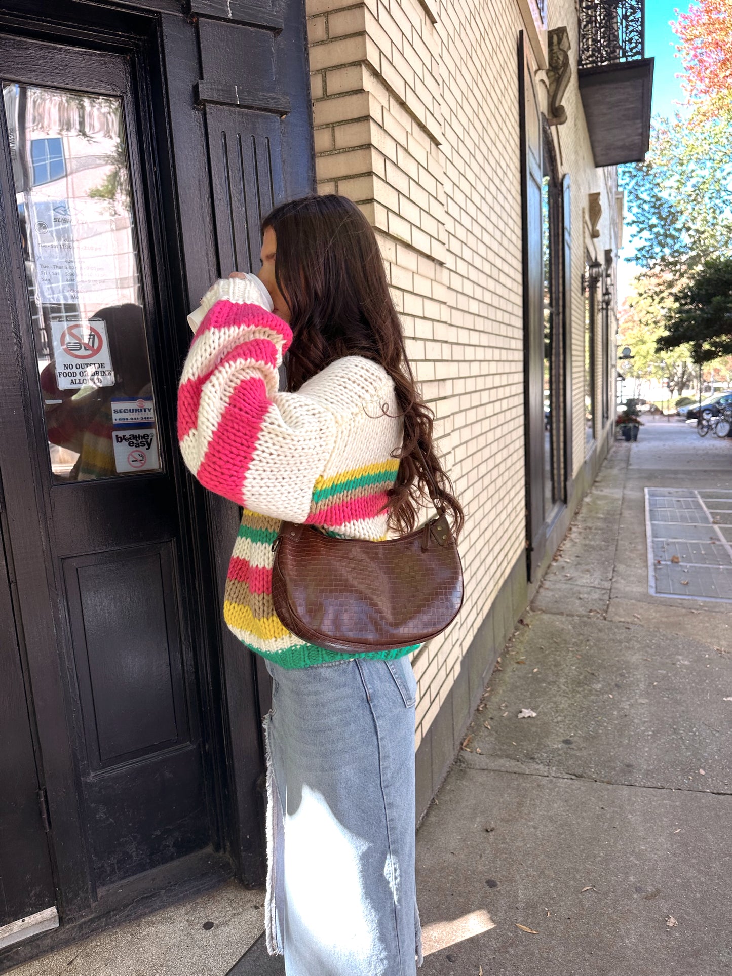 'Monte Carlo' Striped Chunky Knit Sweater