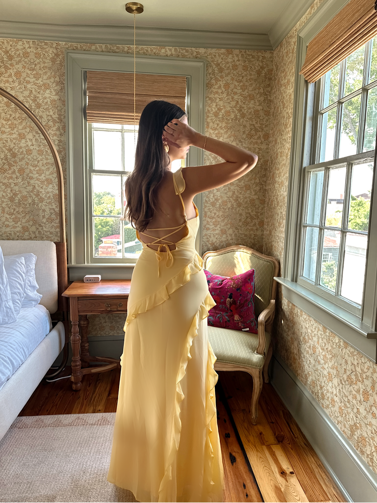 'Andie' Ruffle Maxi Dress