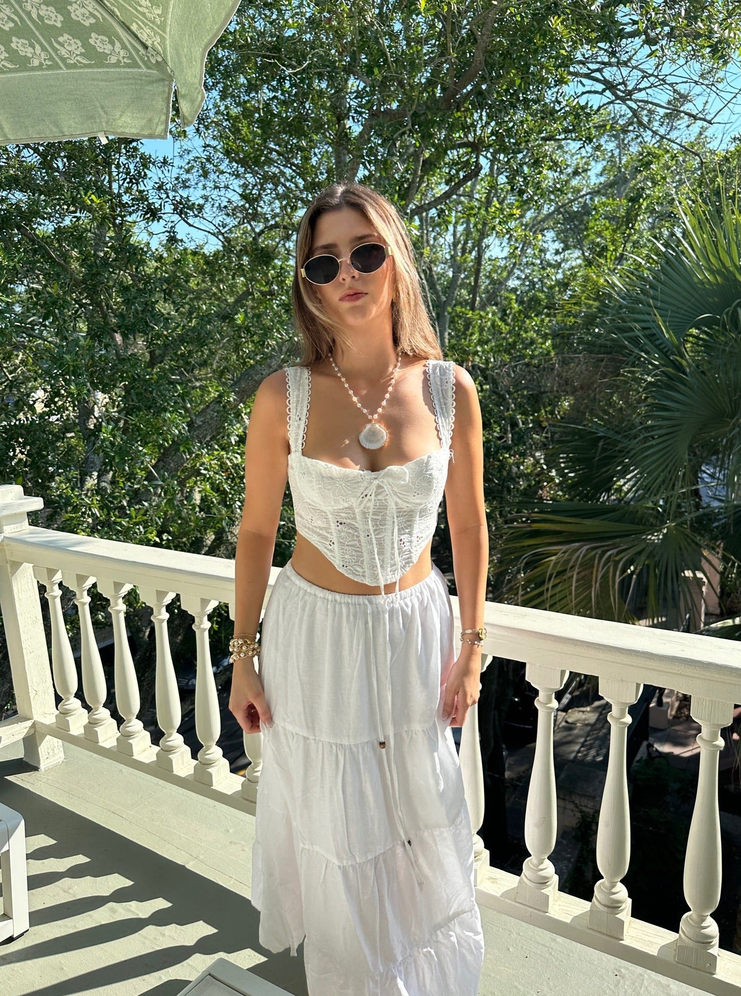 Genevieve' Eyelet Lace Corset Top – Kindred Grove