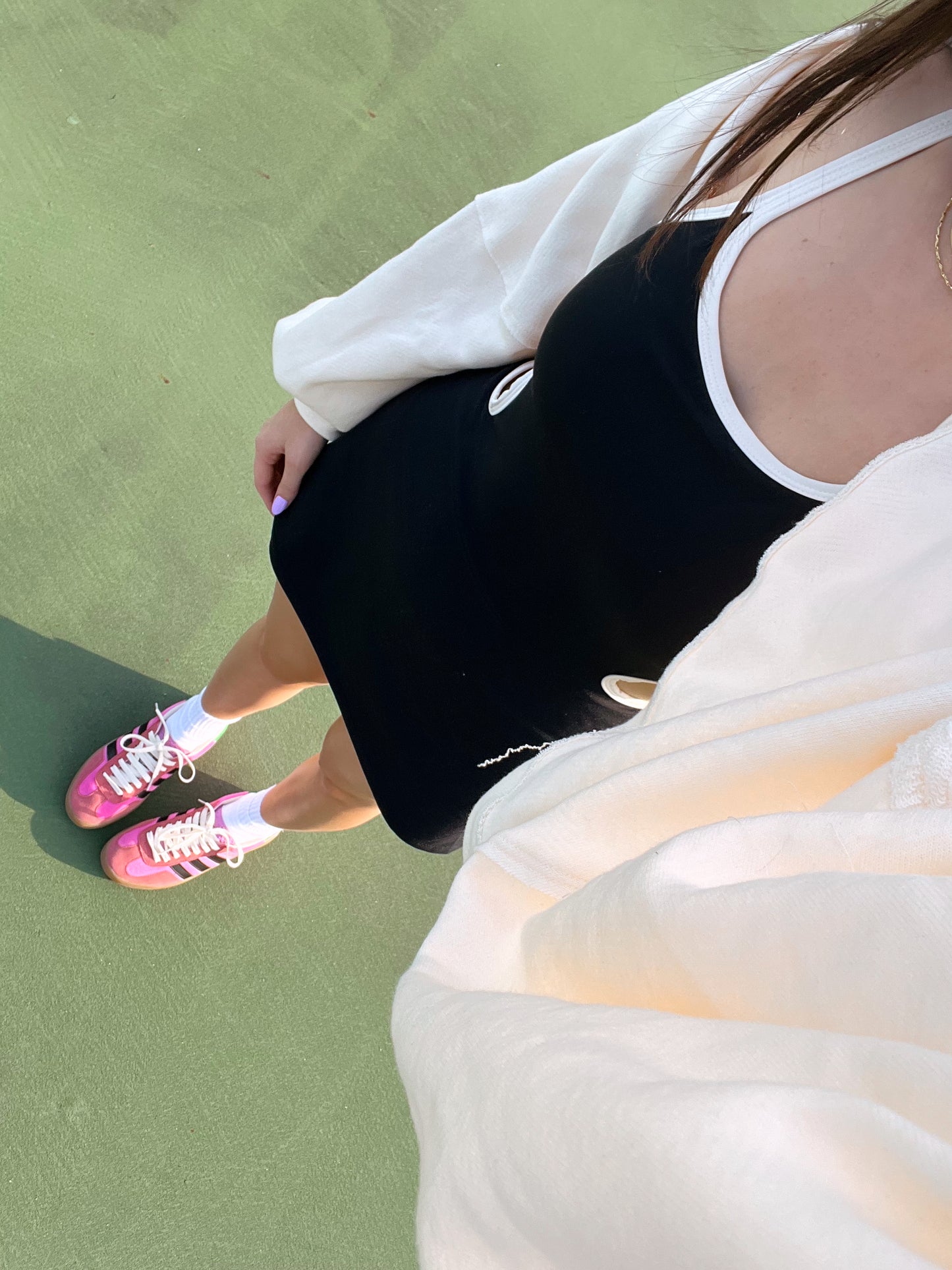 Courtside Athletic Dress - Black