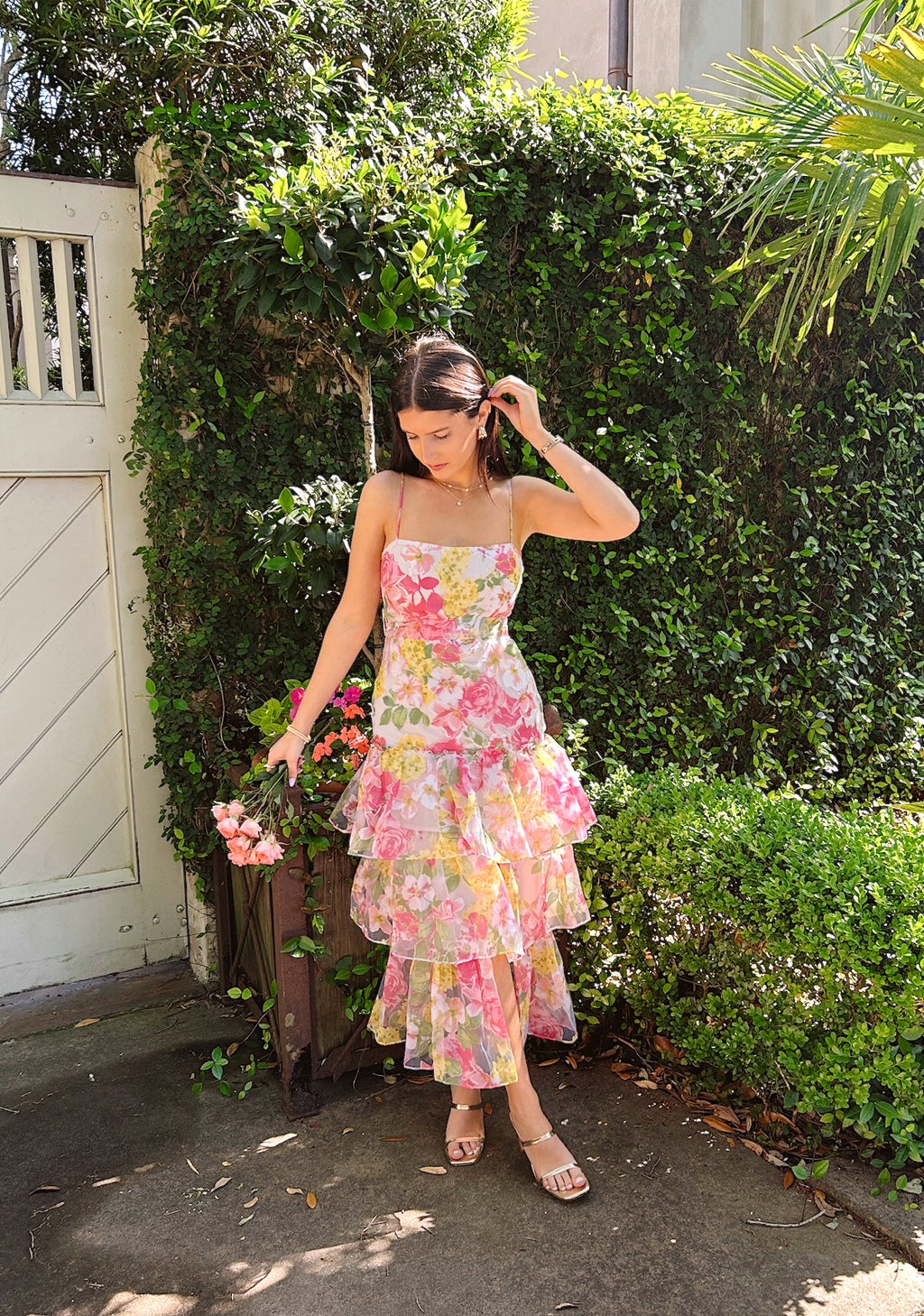'Azalea' Ruffle Tiered Maxi Dress
