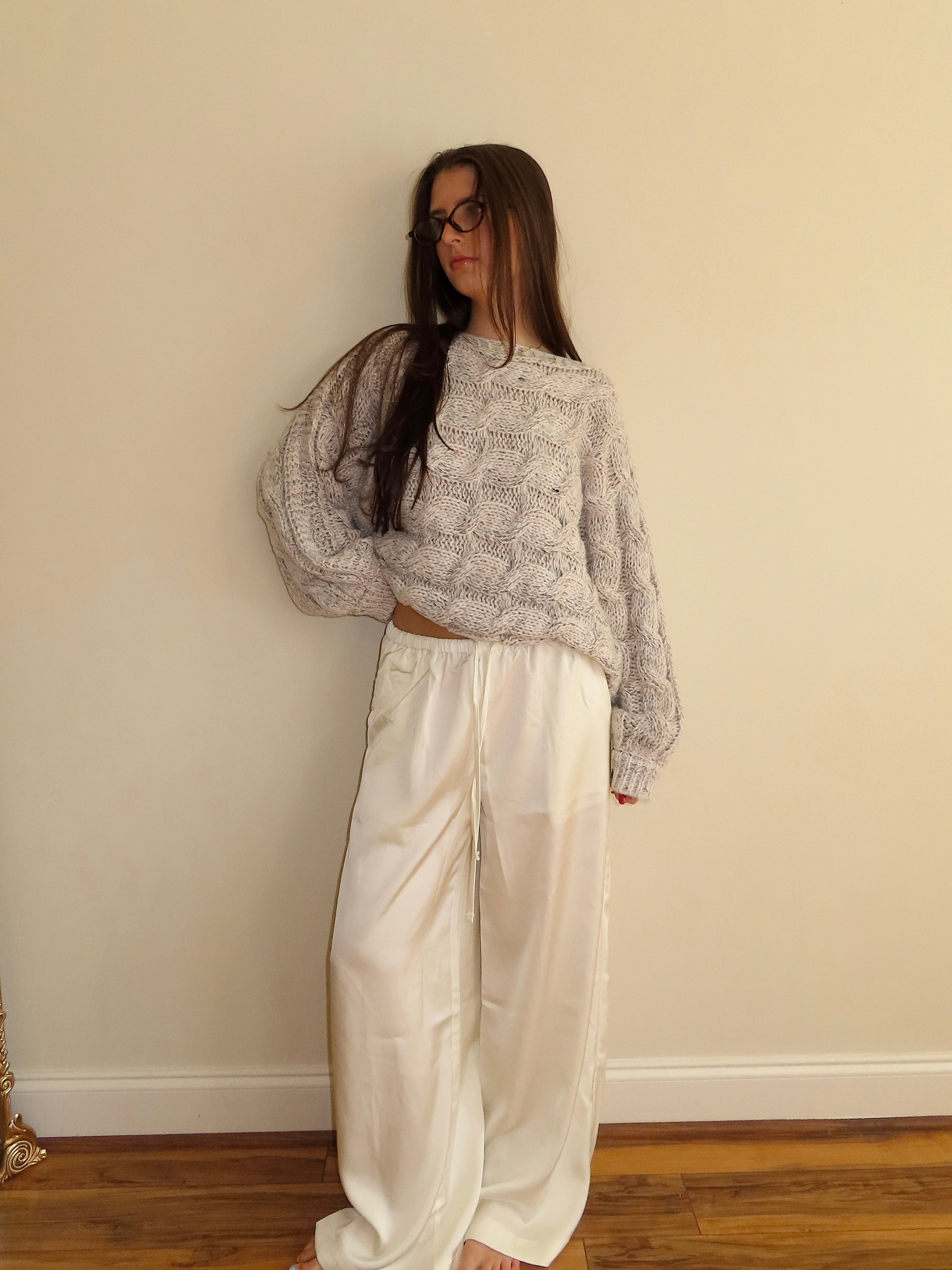 Cloud Cable Knit Oversized Sweater