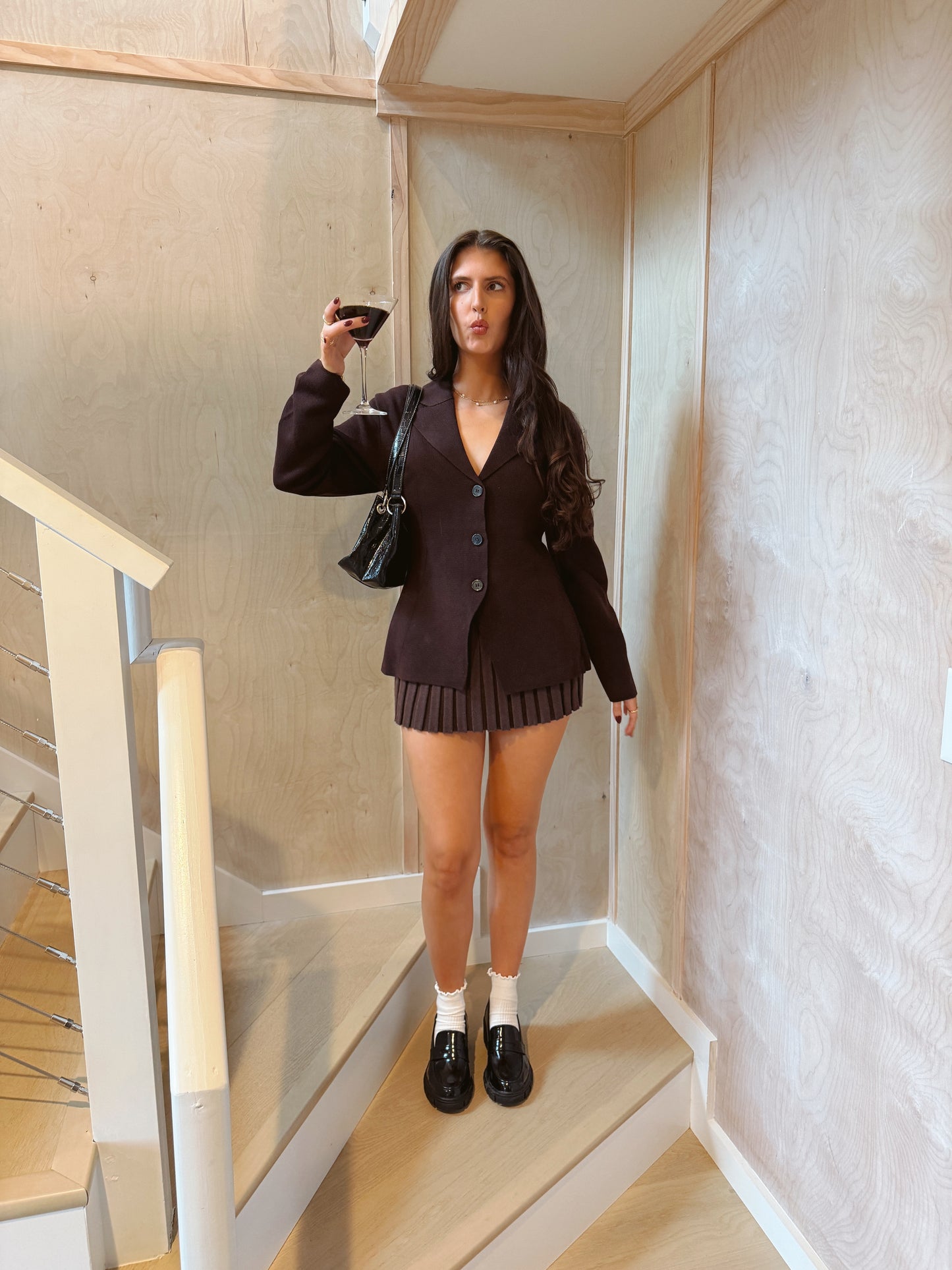 Hazel Sweater Blazer Top