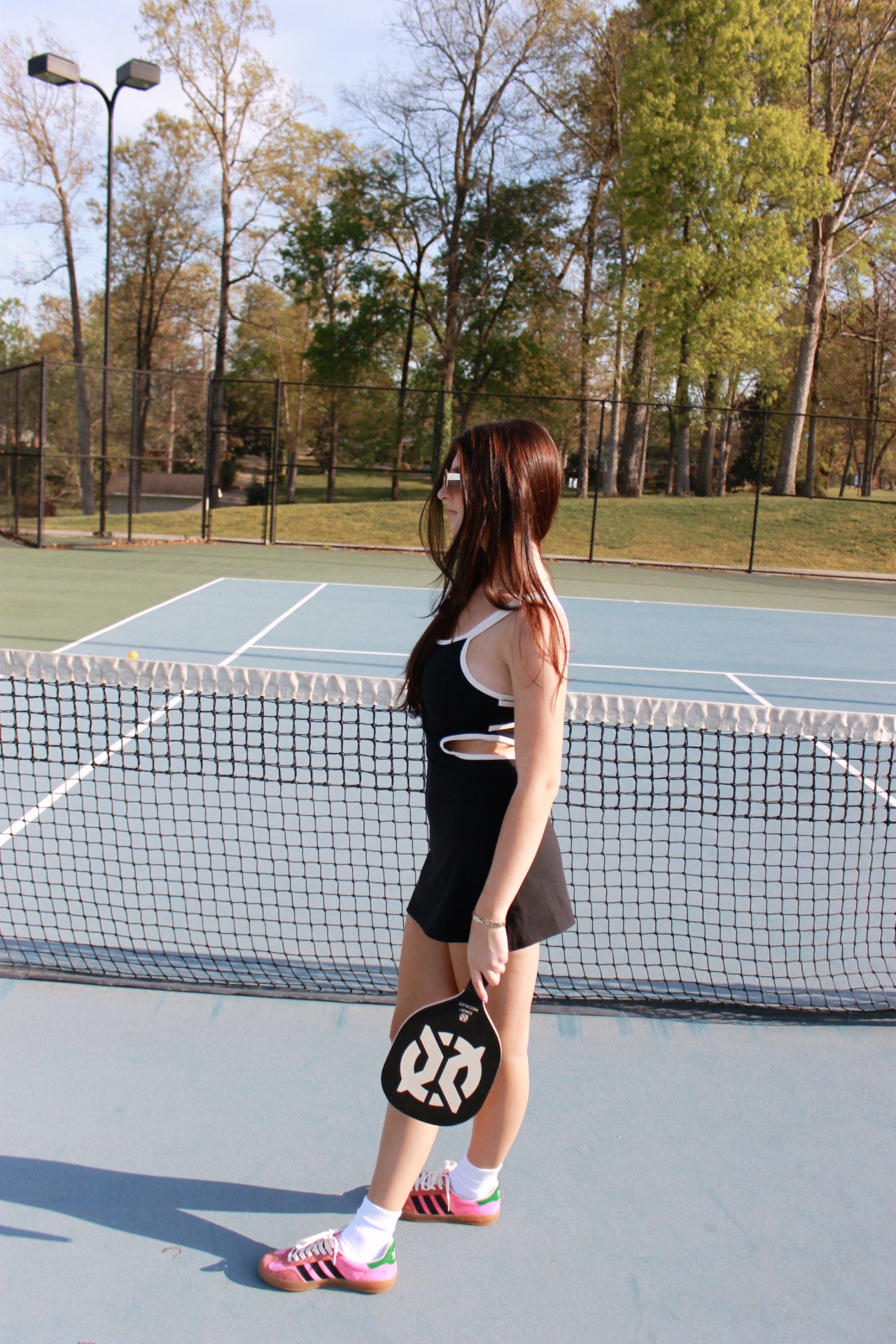Courtside Athletic Dress - Black
