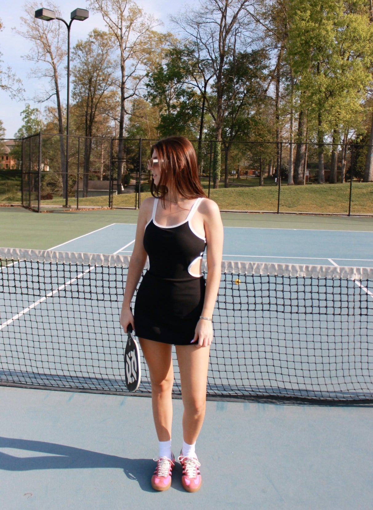 Courtside Athletic Dress - Black