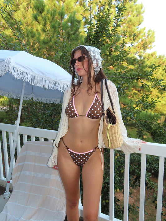 Jane Bikini Top - Brown