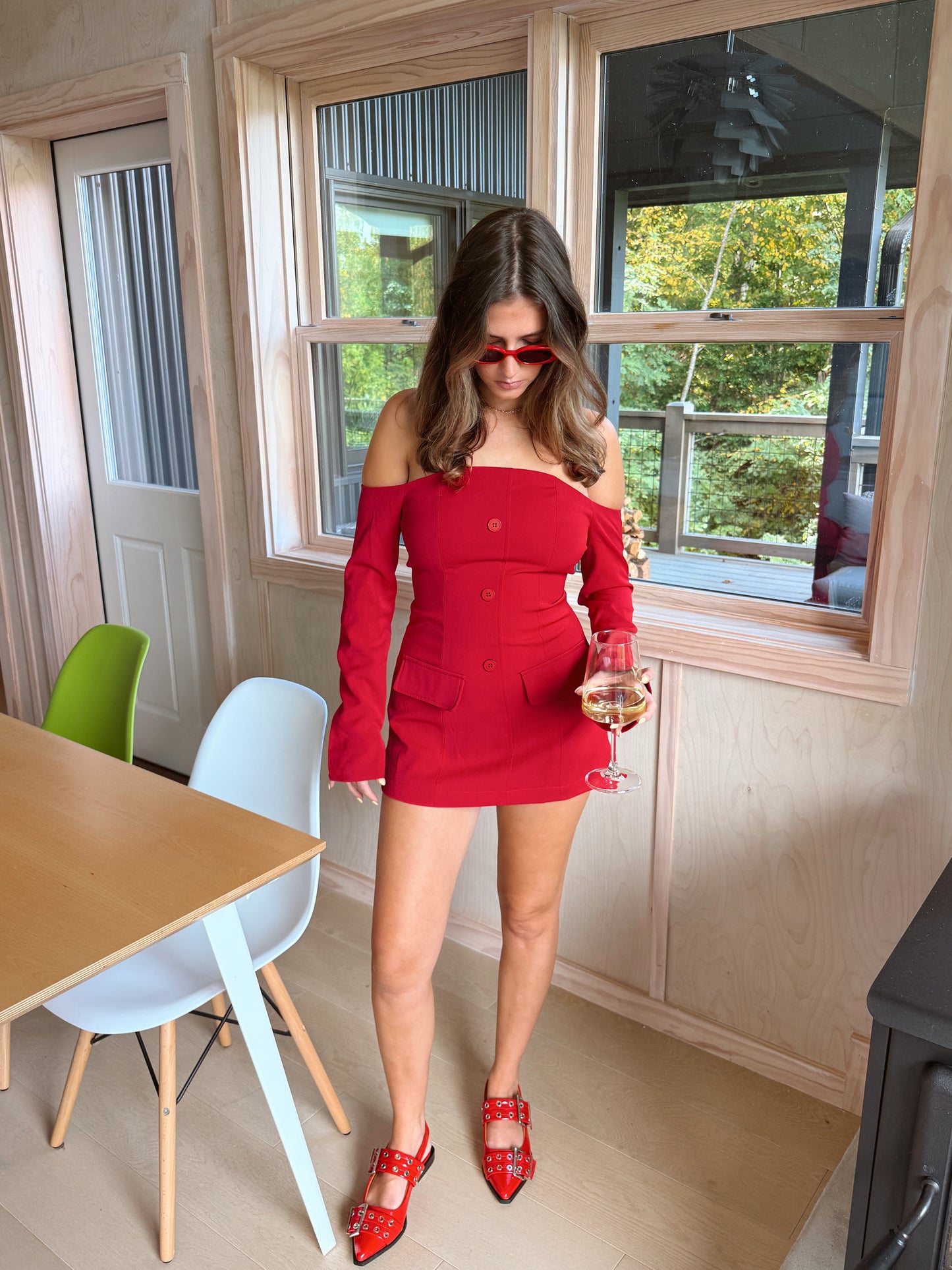 Ingrid Off Shoulder Mini Dress
