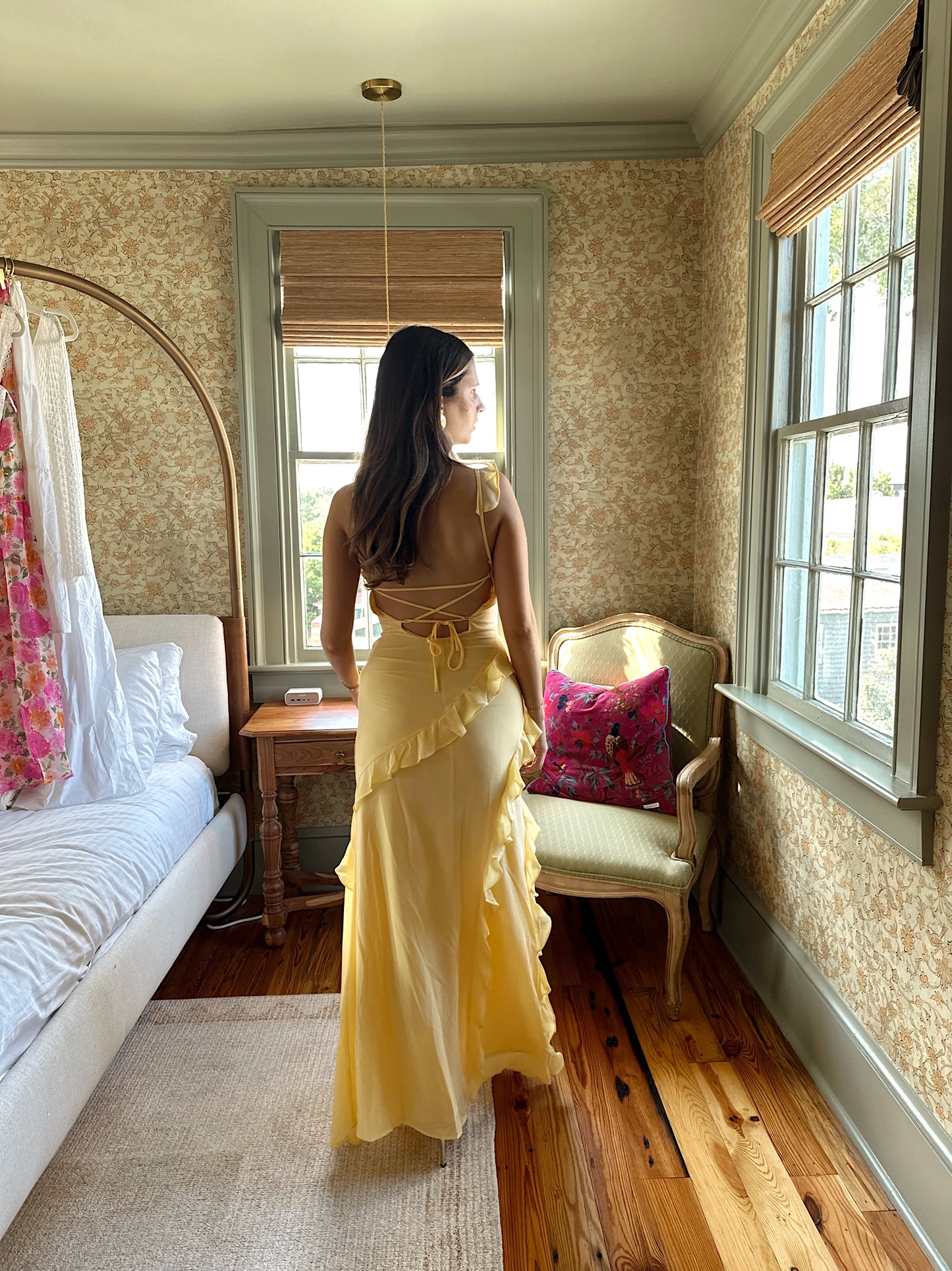'Andie' Ruffle Maxi Dress
