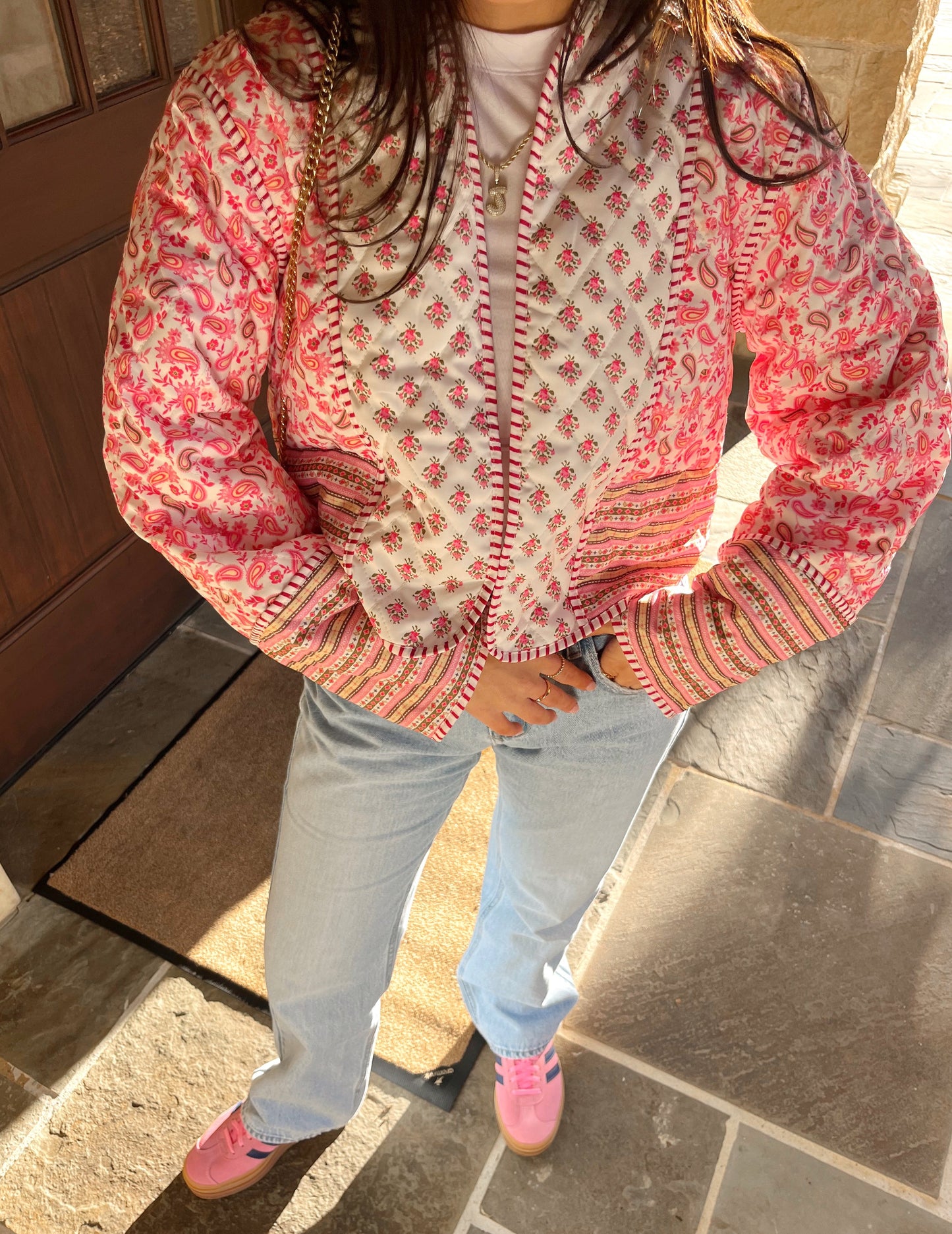 'Lottie' Patchwork Quilted Jacket - RESTOCK