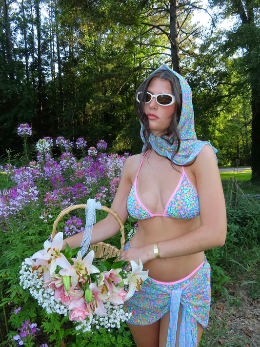 'June Bloom' Bikini Top