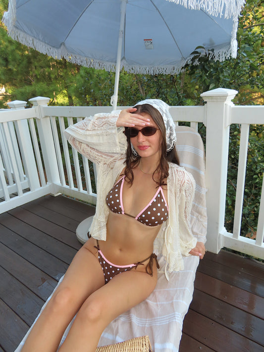 Jane Bikini Bottoms - Brown