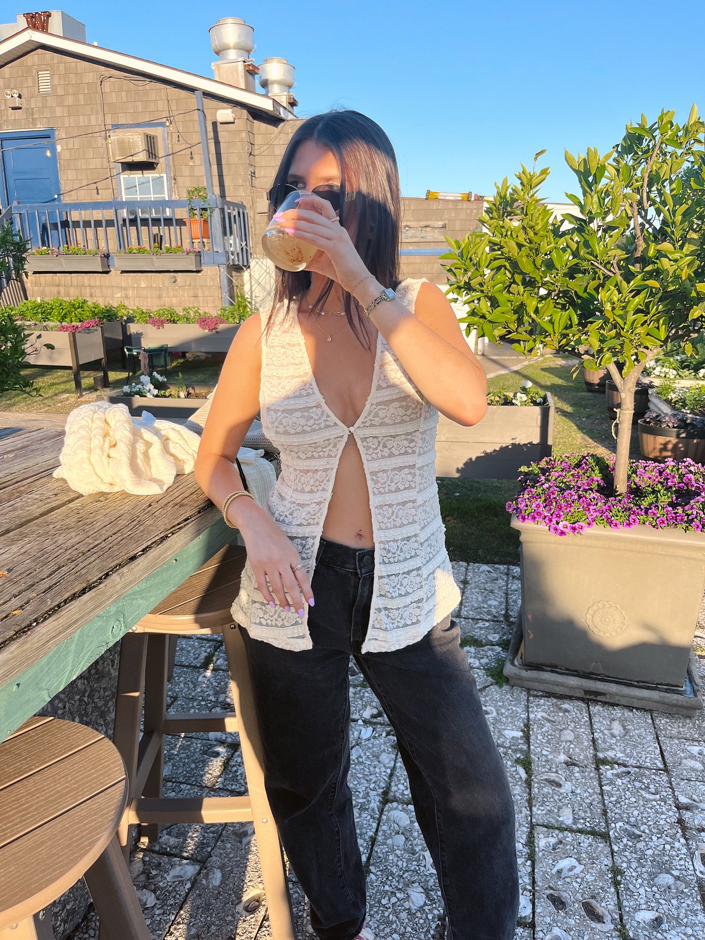 'Valencia' Lace Top