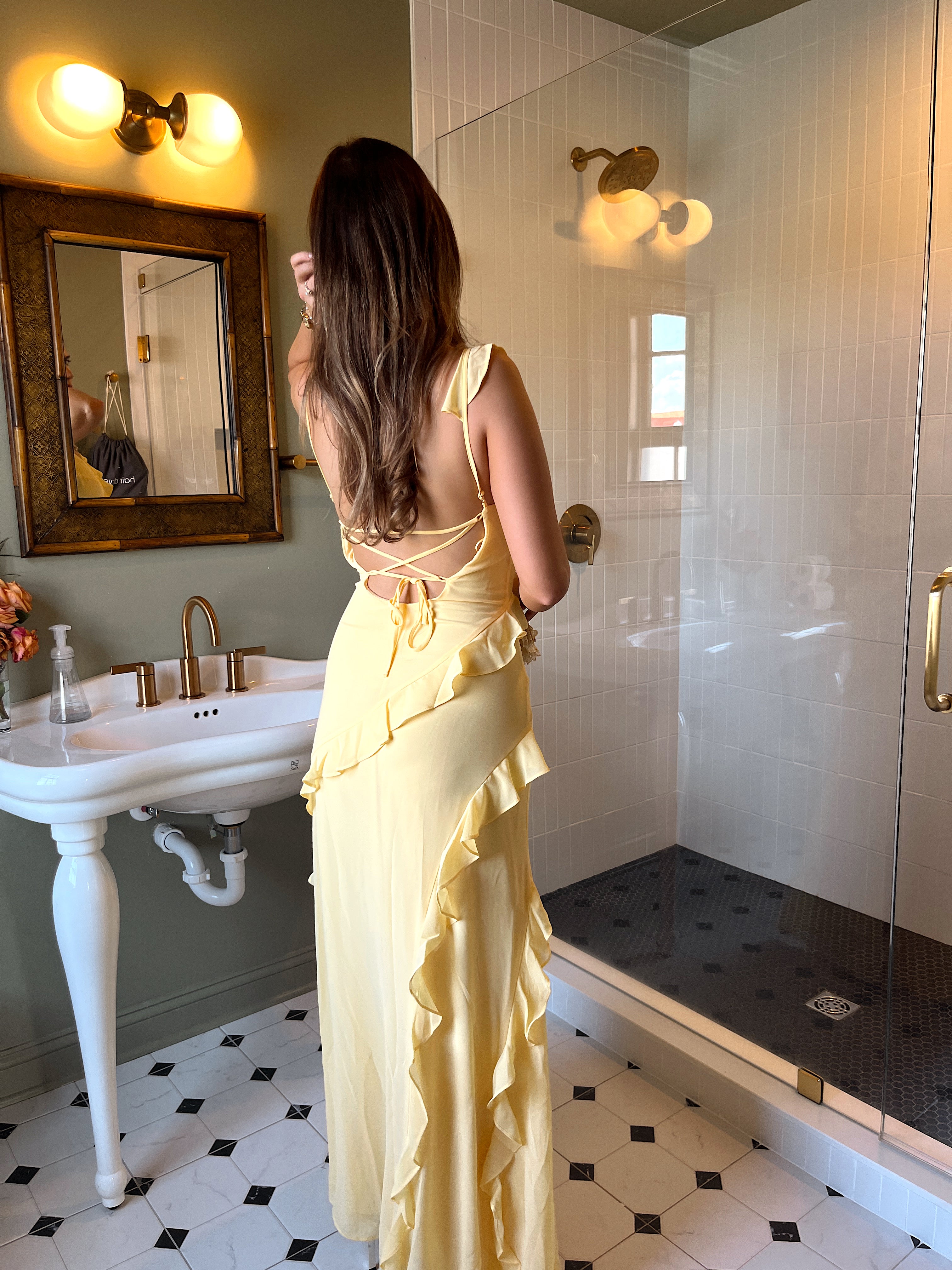 'Andie' Ruffle Maxi Dress