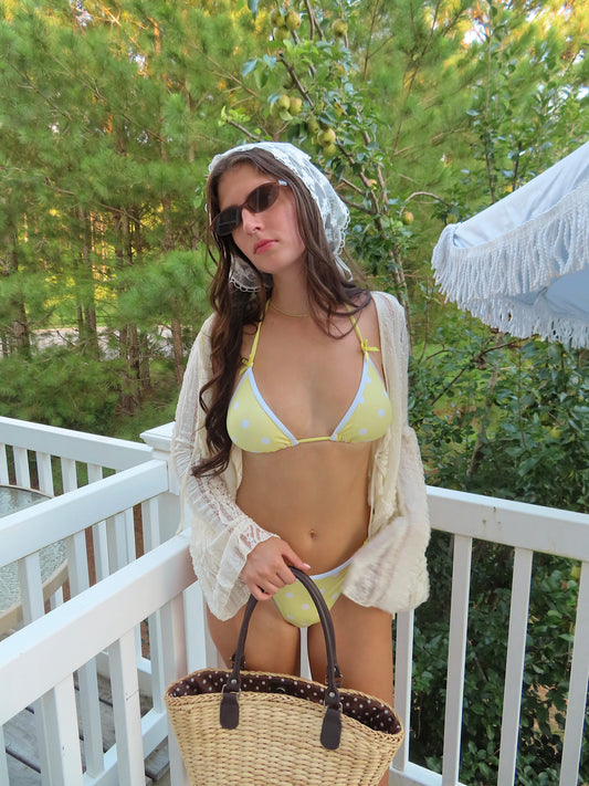 Jane Bikini Top - Lemon
