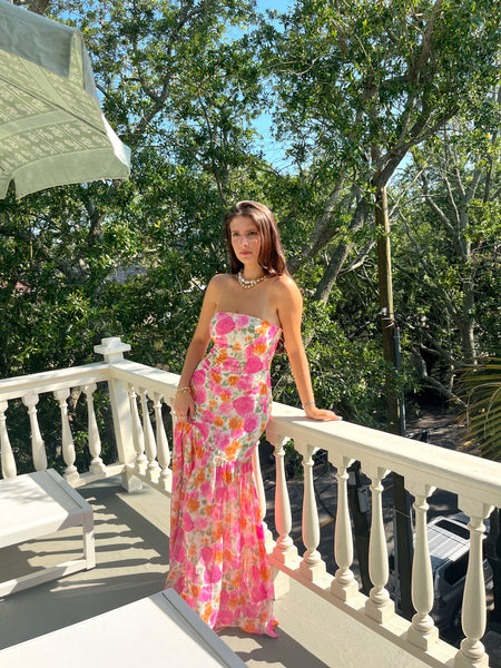 Valerie' Floral Maxi Dress – Kindred Grove