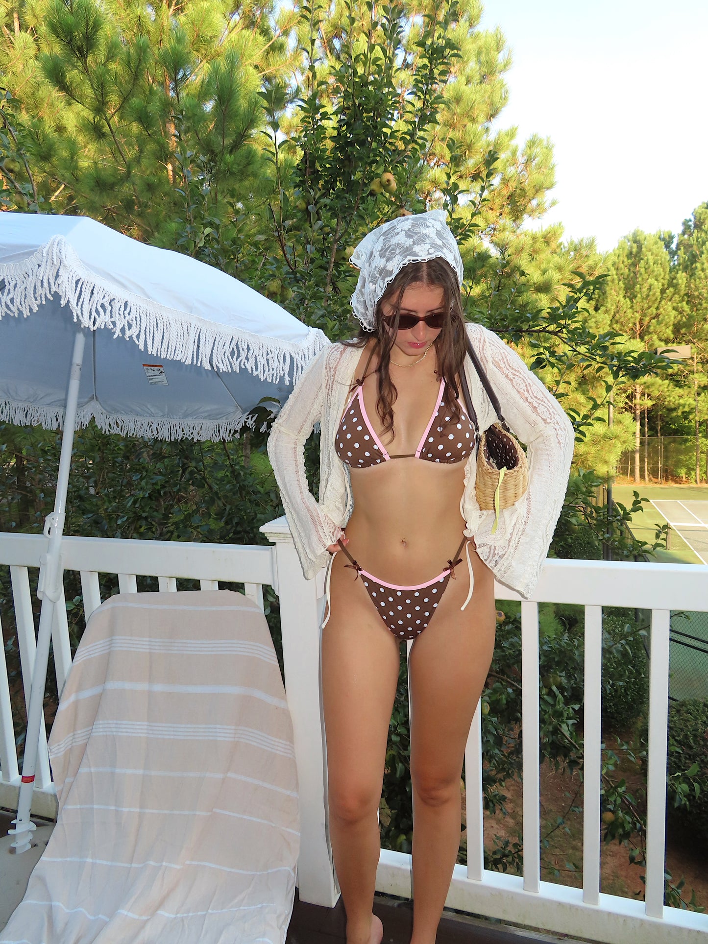 Jane Bikini Bottoms - Brown