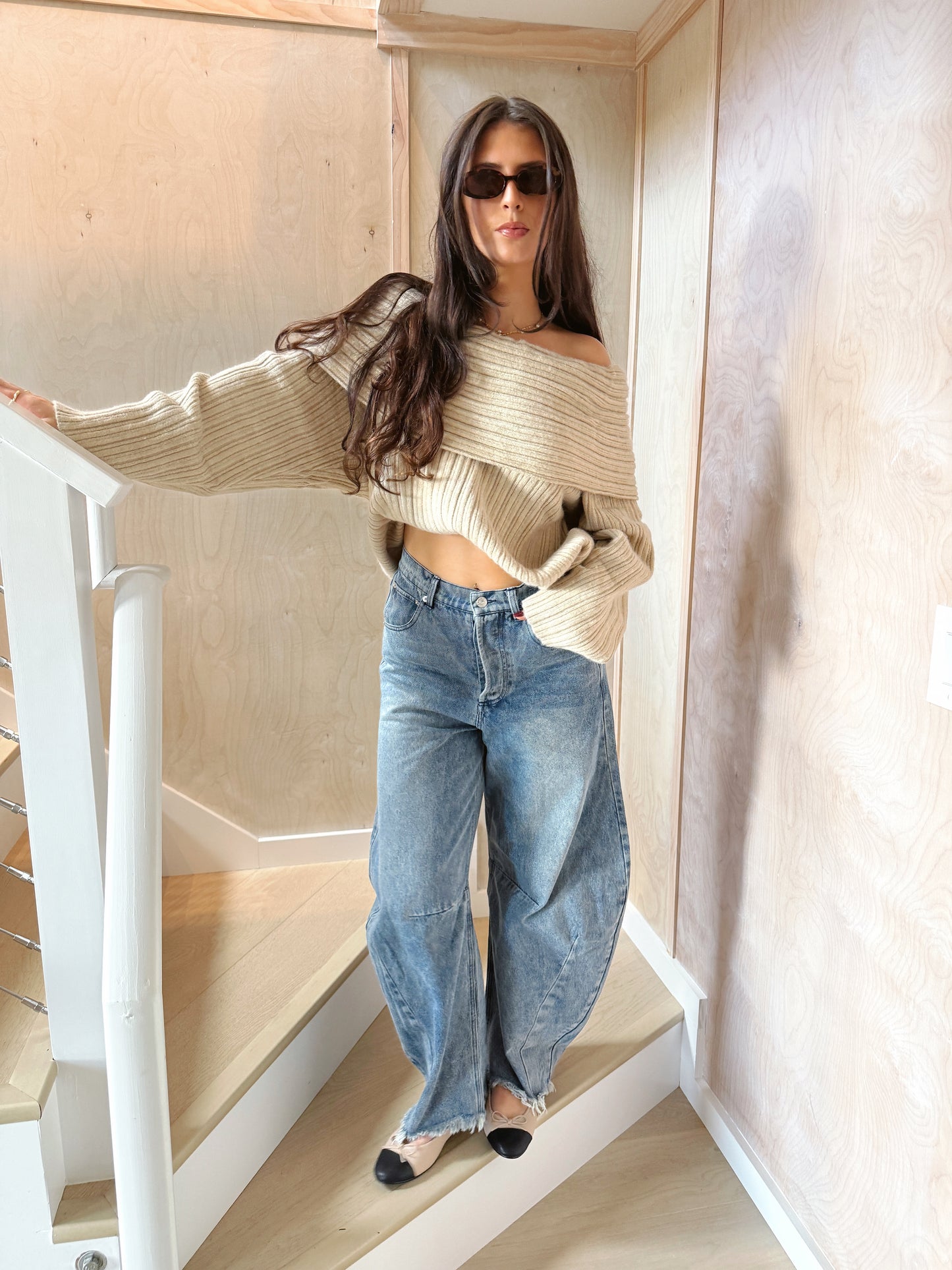 Astrid Denim Barrel Jeans