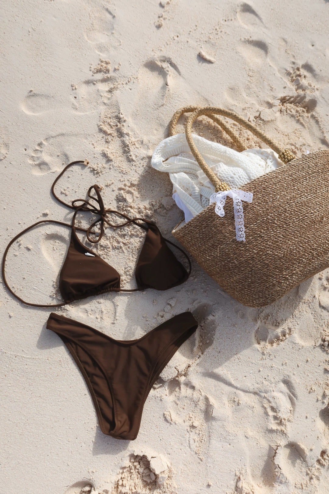 'Mocha' Bikini Top