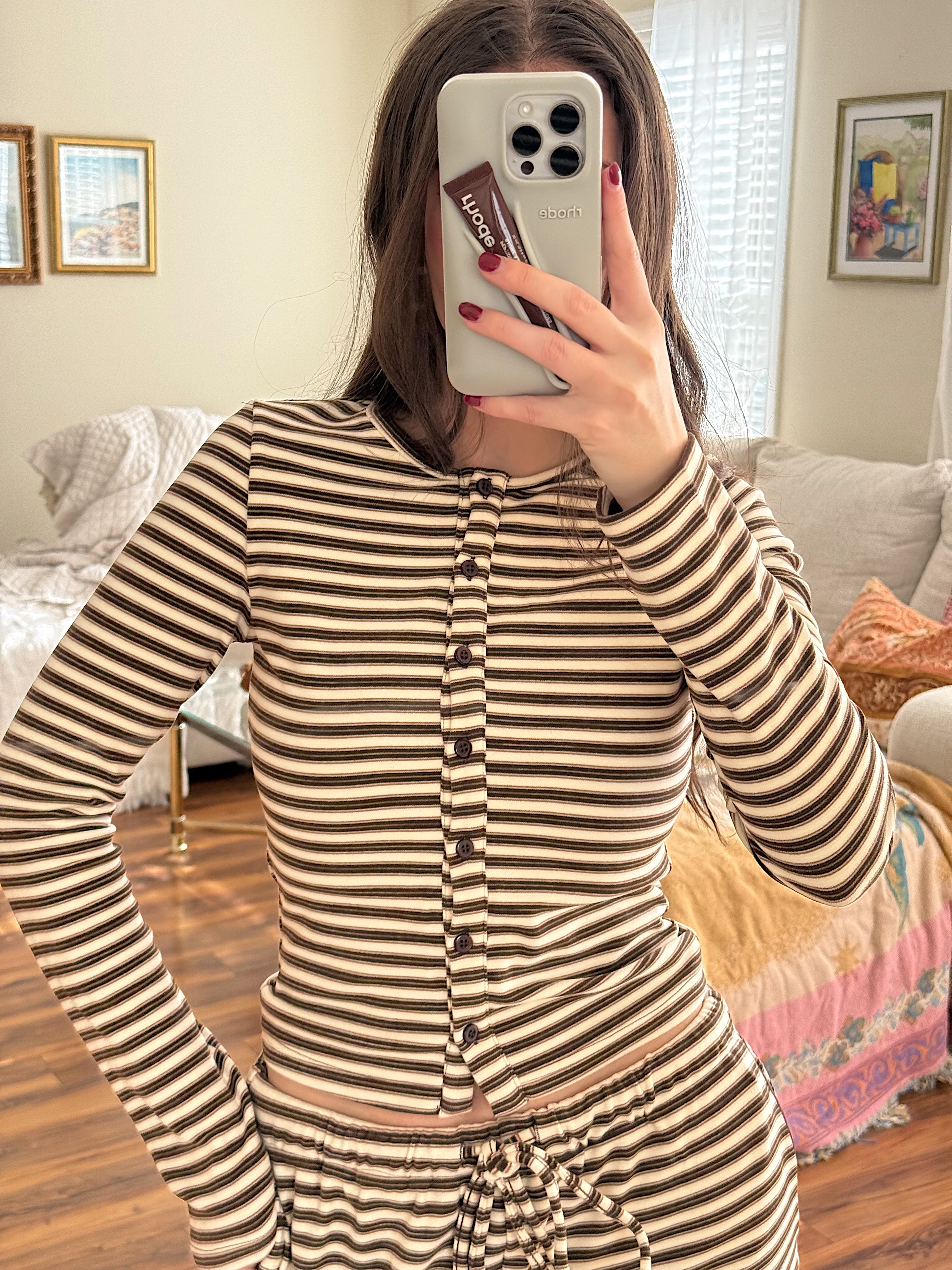 Julie Striped Cardigan
