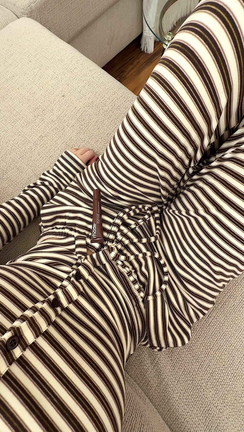Julie Striped Knit Pants