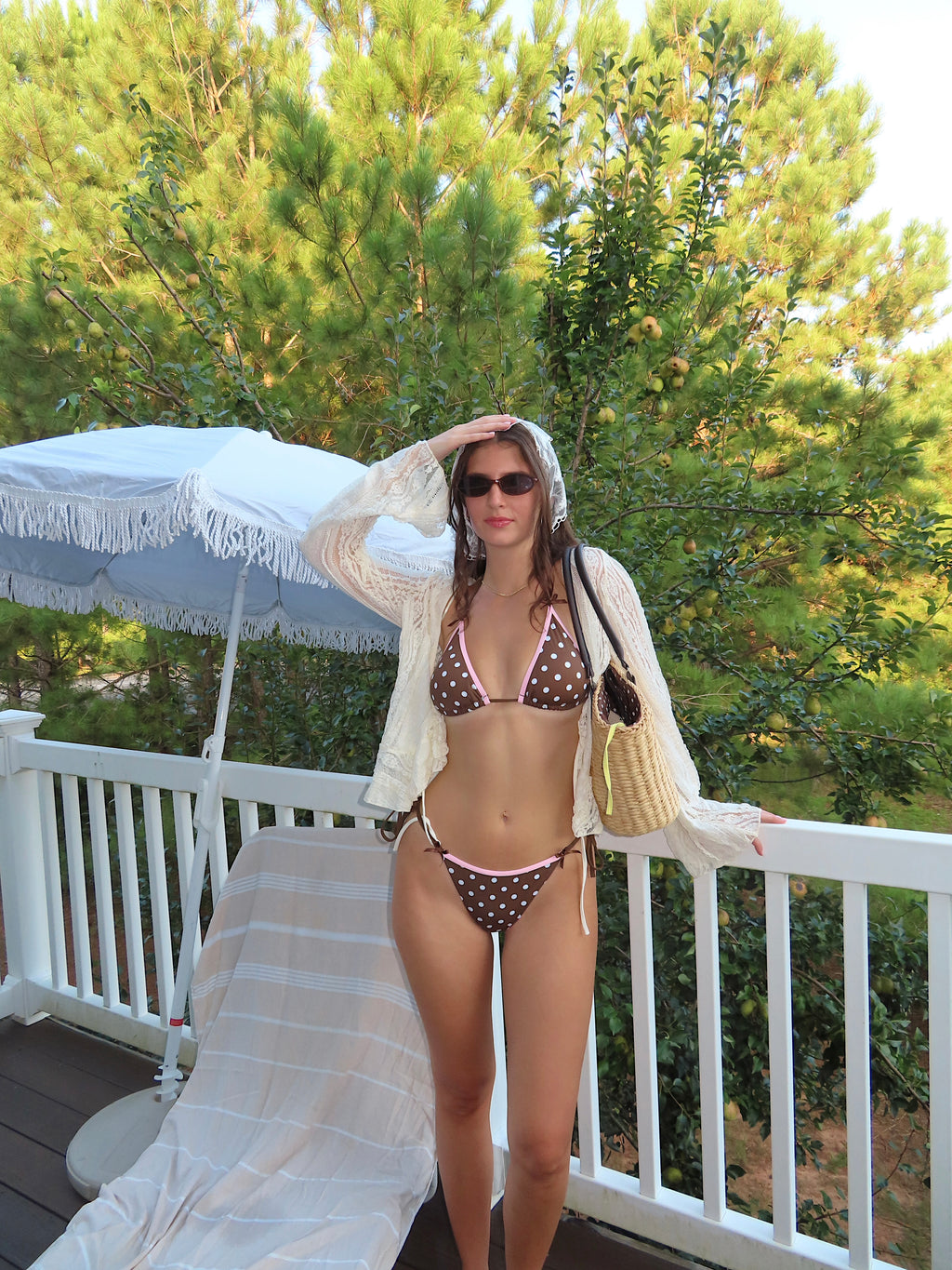 Jane Bikini Bottoms - Brown
