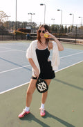 Courtside Athletic Dress - Black