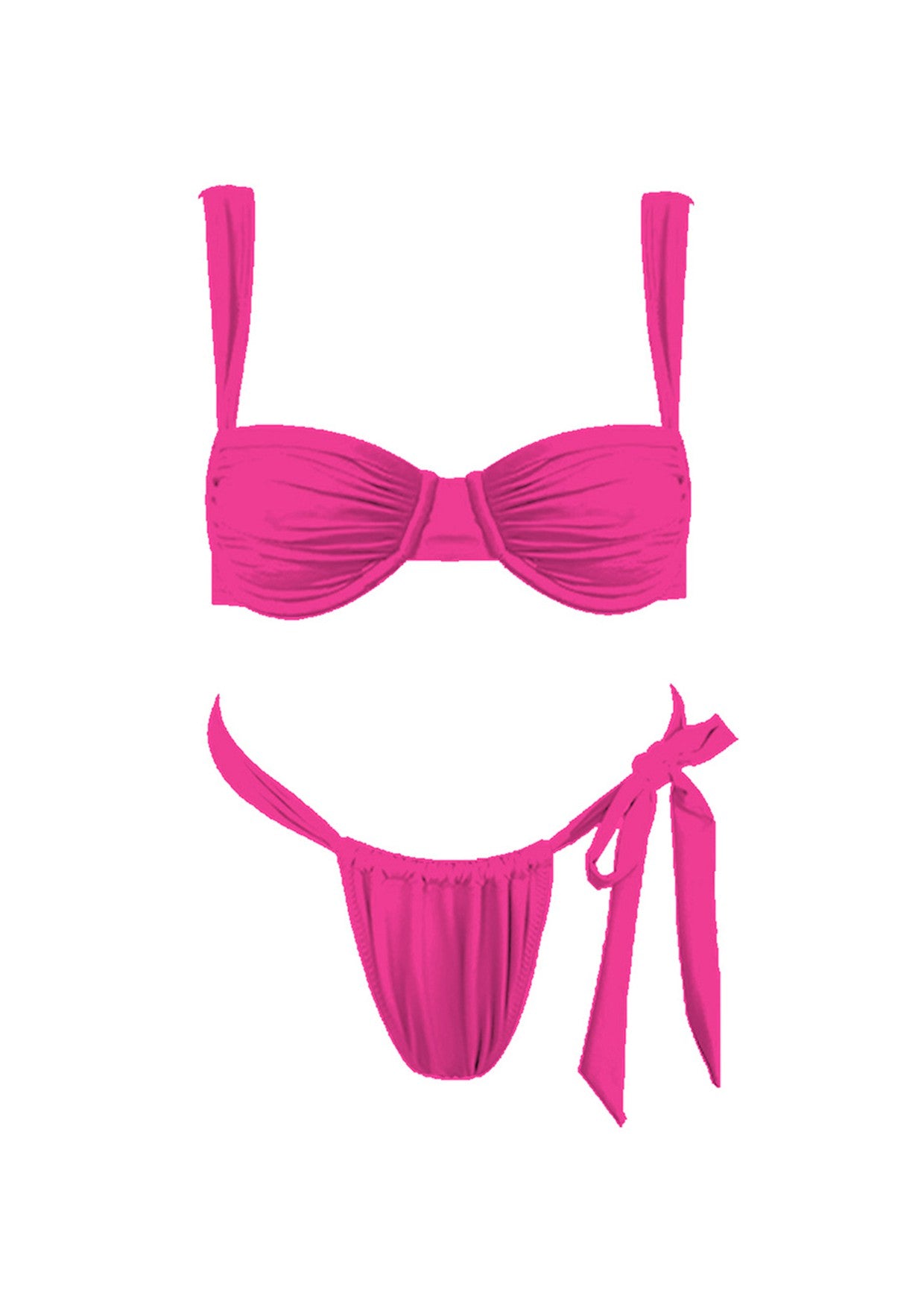 'Pretty in Pink' Bikini Top